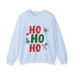 Ho Ho Ho Christmas Sweatshirt – Festive Holiday Crewneck | WearOne - Your One Stop Shop