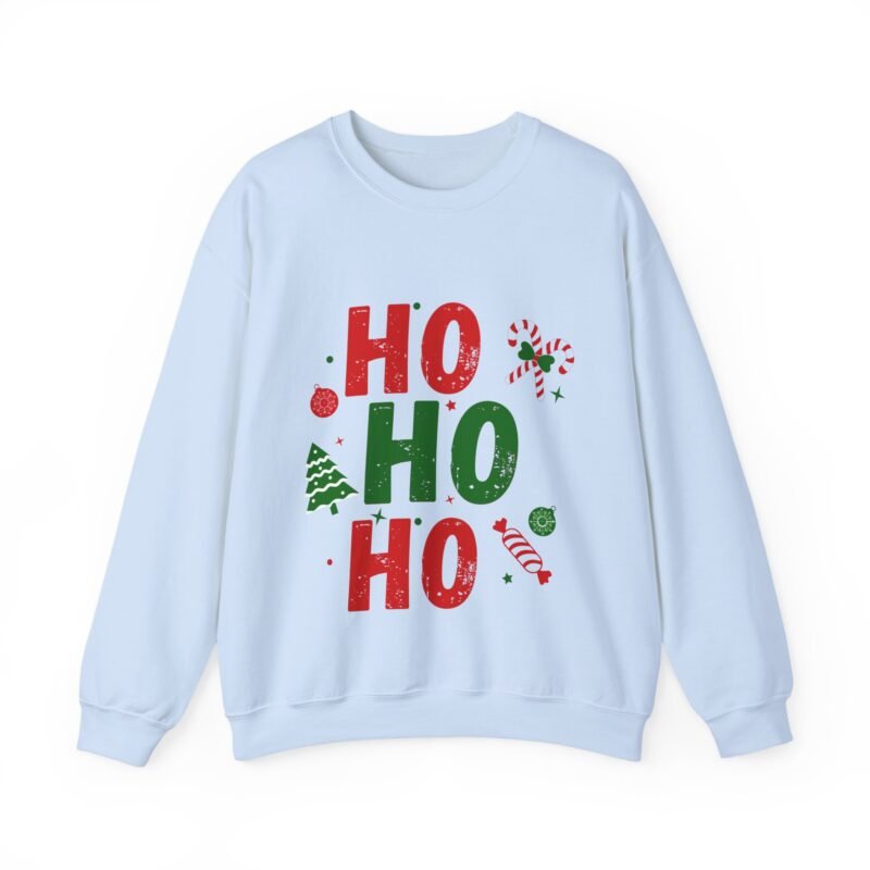 Ho Ho Ho Christmas Sweatshirt – Festive Holiday Crewneck | WearOne - Your One Stop Shop
