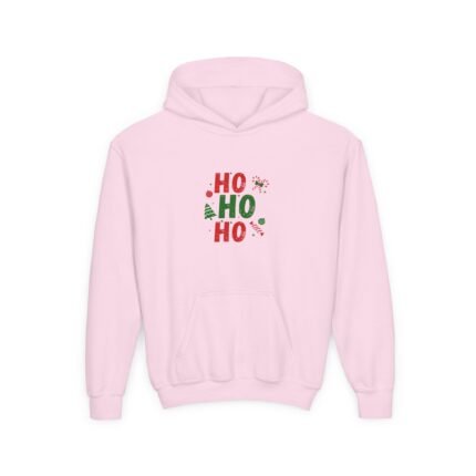 Kids 'Ho Ho Ho' Christmas Hoodie — Festive Youth Holiday Sweatshirt | WearOne - Your One Stop Shop