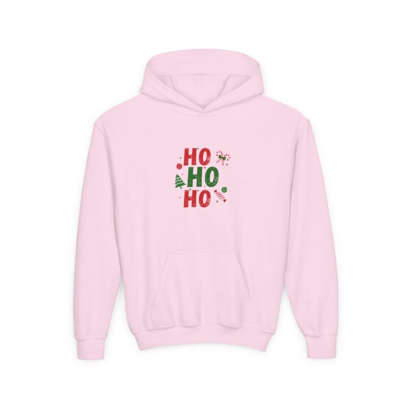 Kids 'Ho Ho Ho' Christmas Hoodie — Festive Youth Holiday Sweatshirt | WearOne - Your One Stop Shop