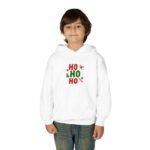 Kids 'Ho Ho Ho' Christmas Hoodie — Festive Youth Holiday Sweatshirt | WearOne - Your One Stop Shop