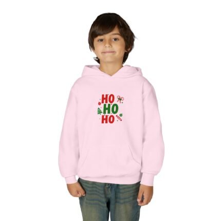 Kids 'Ho Ho Ho' Christmas Hoodie — Festive Youth Holiday Sweatshirt | WearOne - Your One Stop Shop