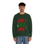 Ho Ho Ho Christmas Sweatshirt – Festive Holiday Crewneck | WearOne - Your One Stop Shop