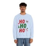 Ho Ho Ho Christmas Sweatshirt – Festive Holiday Crewneck | WearOne - Your One Stop Shop