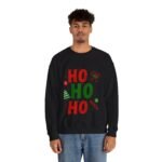 Ho Ho Ho Christmas Sweatshirt – Festive Holiday Crewneck | WearOne - Your One Stop Shop